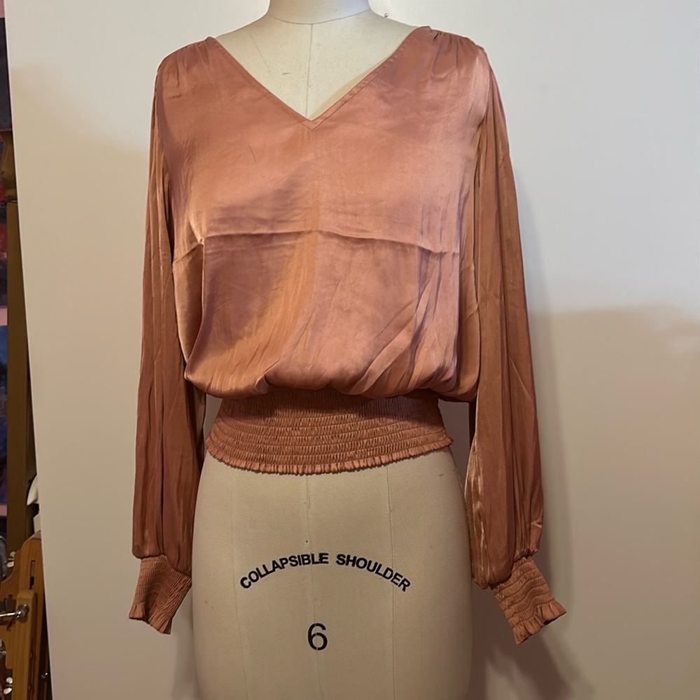 70s inspired silk shirt